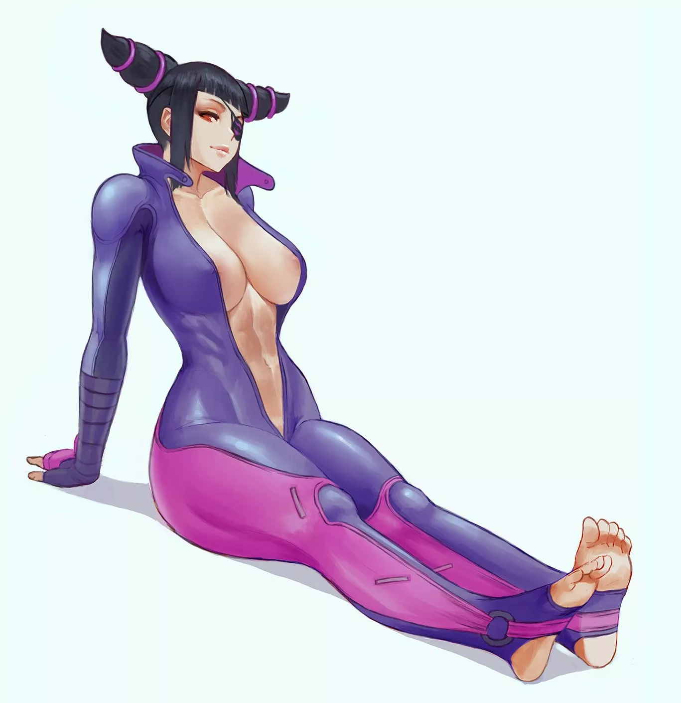 Juri Han Unzipped Suit (Zefrableu) [Street Fighter] posted by sequence_string