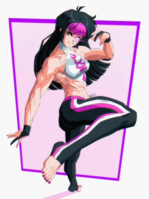 Juri Han(@levidu99)[Street Fighter] by TheTMoneyMan
