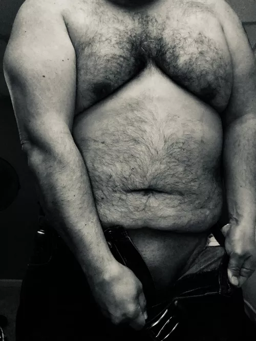 Just a BHM and his Levi’s. by jaymira16