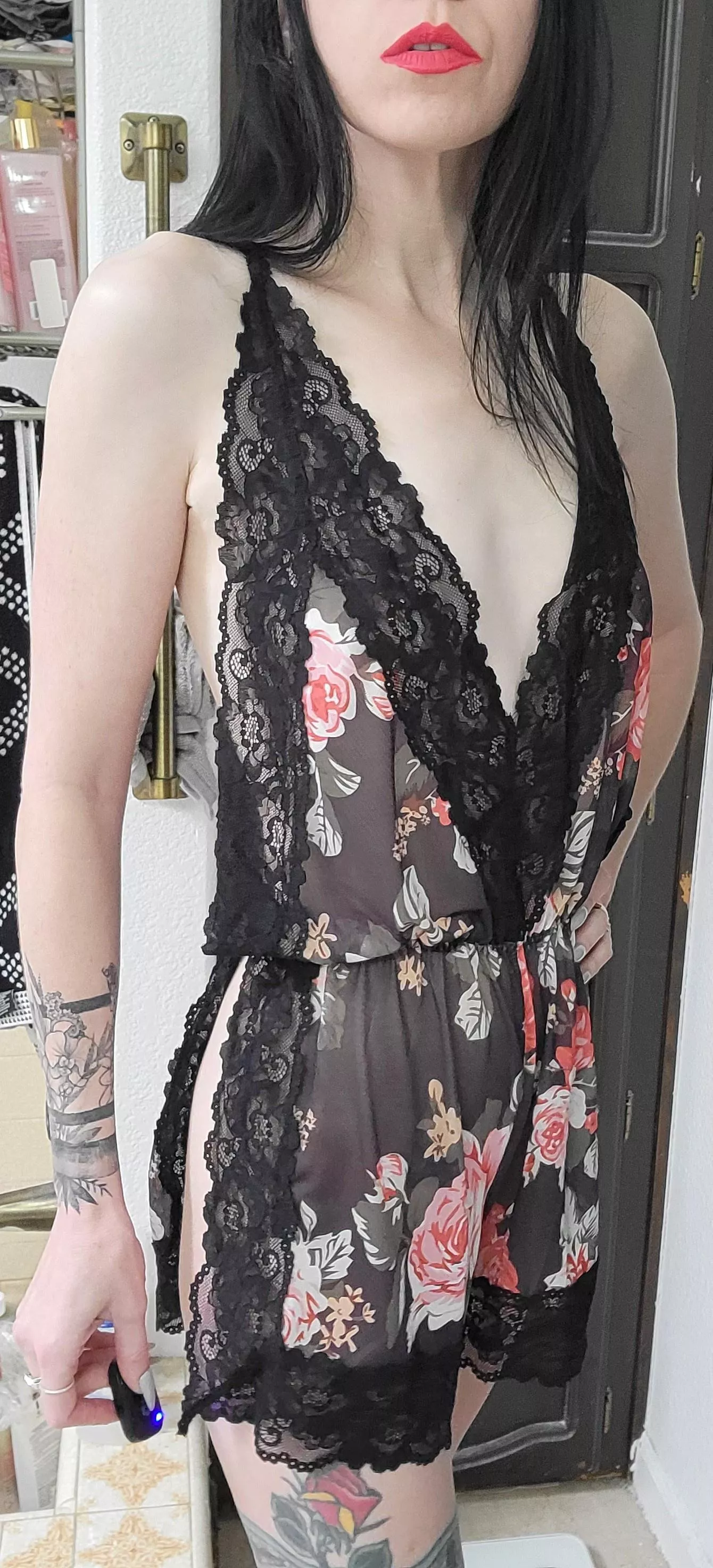 Just a bit of satin and lace posted by lafemmemayhem