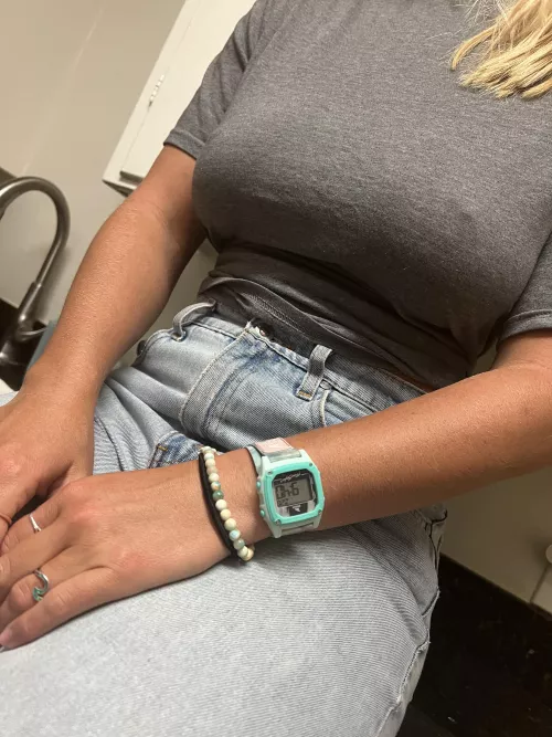 Just a braless teacher sitting on a counter [OC] by Beachbabetravel