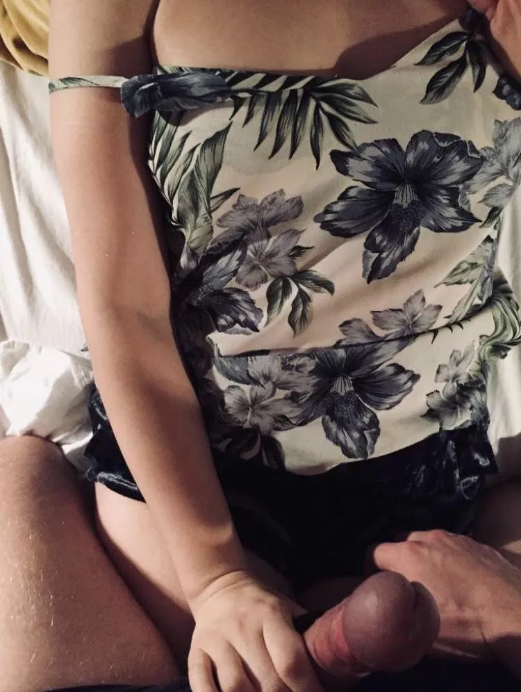 Just a casual couple in sunday [m]orning. Cuddling and [f]antasizing about sharing her with older guys 40+,50+… posted by wellknownpleasures