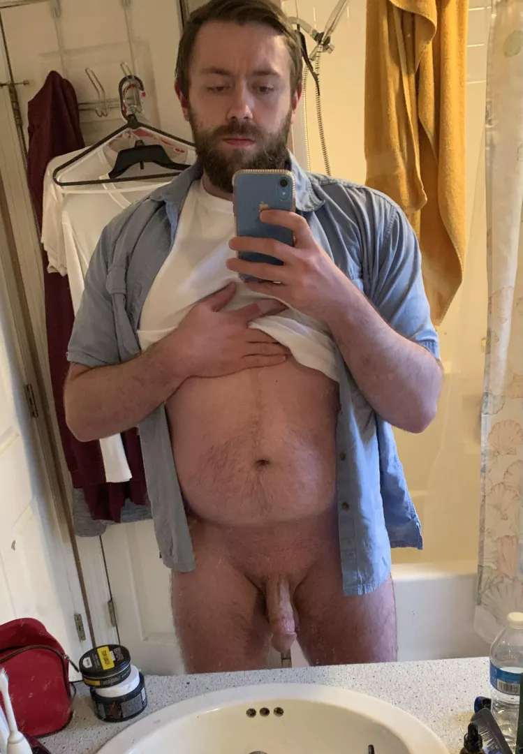 Just a chubby dude after a long day at work posted by Deputy_Trudy_Weigel