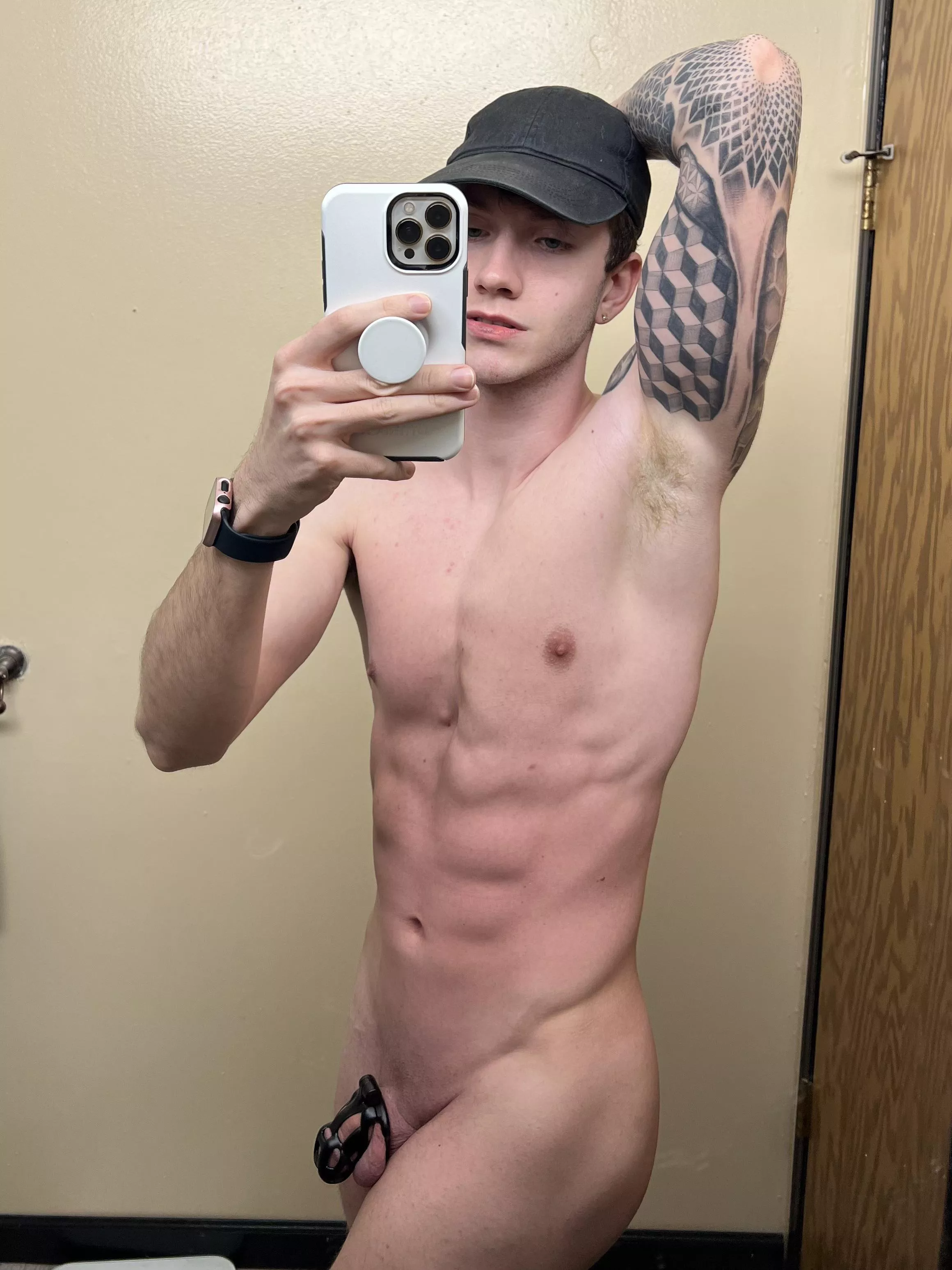 Just a dumb boy all locked up 🔒 let’s compare posted by FinnAugust