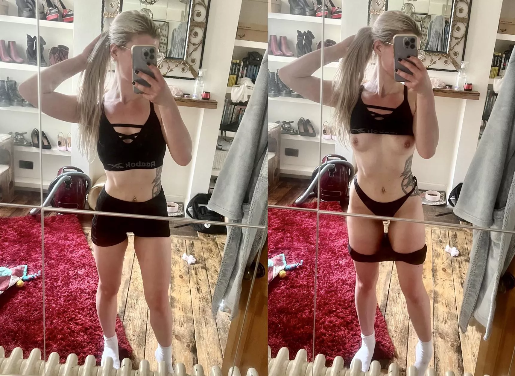 Just a little post workout flash posted by KittyPAWGx