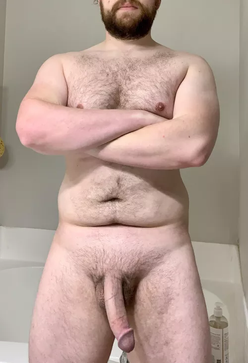 Just a little sweaty from mowing the grass. [35] by icytonight700