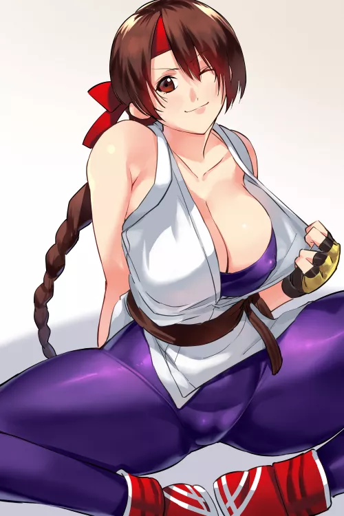 Just a little tease can drive you crazy (negresco) [Yuri, King of Fighters] by SquibbleSquo