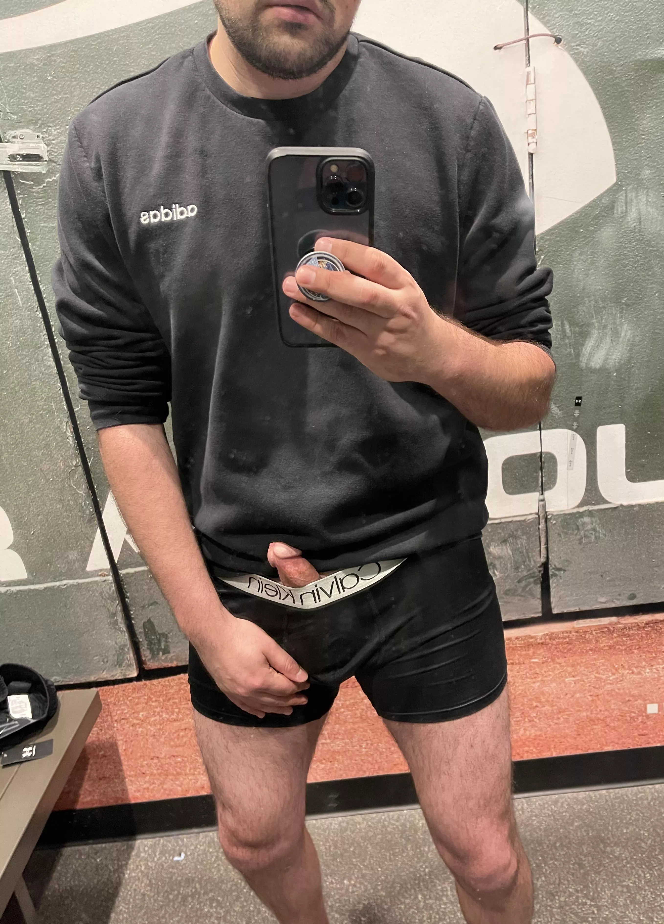 Just a little tease in the fitting room posted by LilMickel