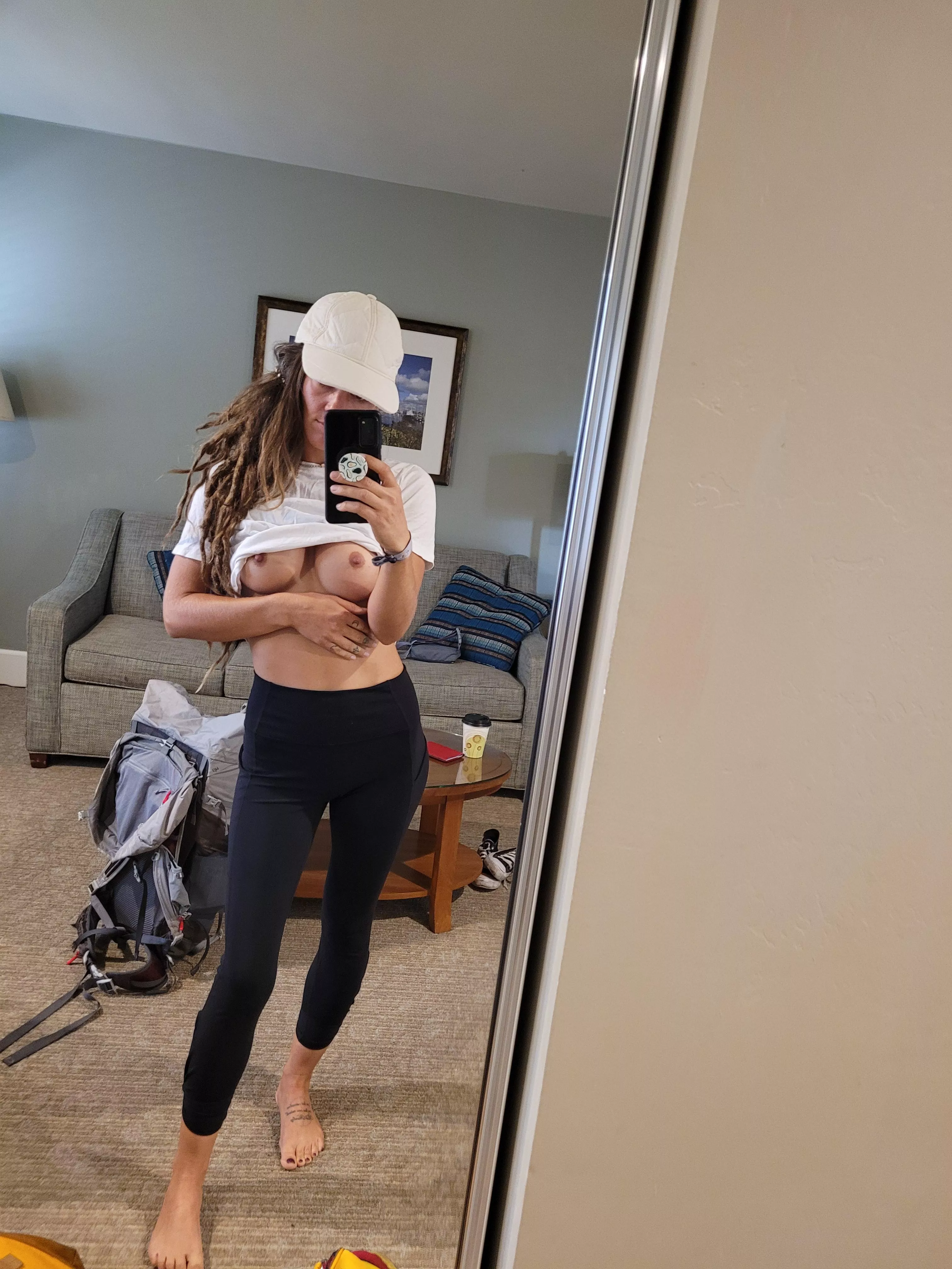 just a mid travel selfie cuz its BEEN ONE but I MADE IT! (F) (33) posted by misslunablue