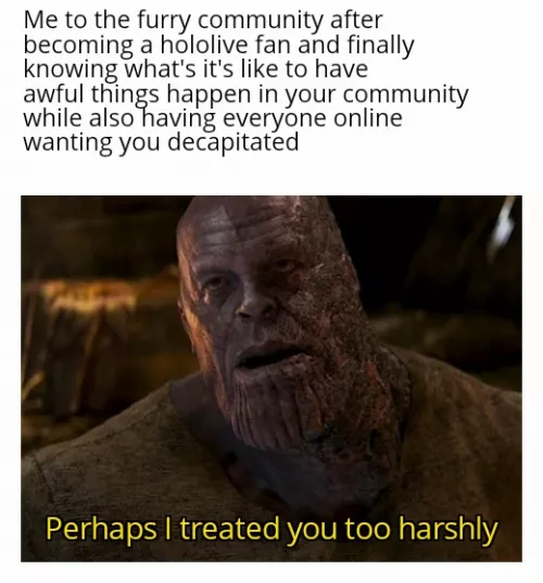 Just a passerby who would like to apologize for all the furries I made fun of over the past few years by charizardfan101