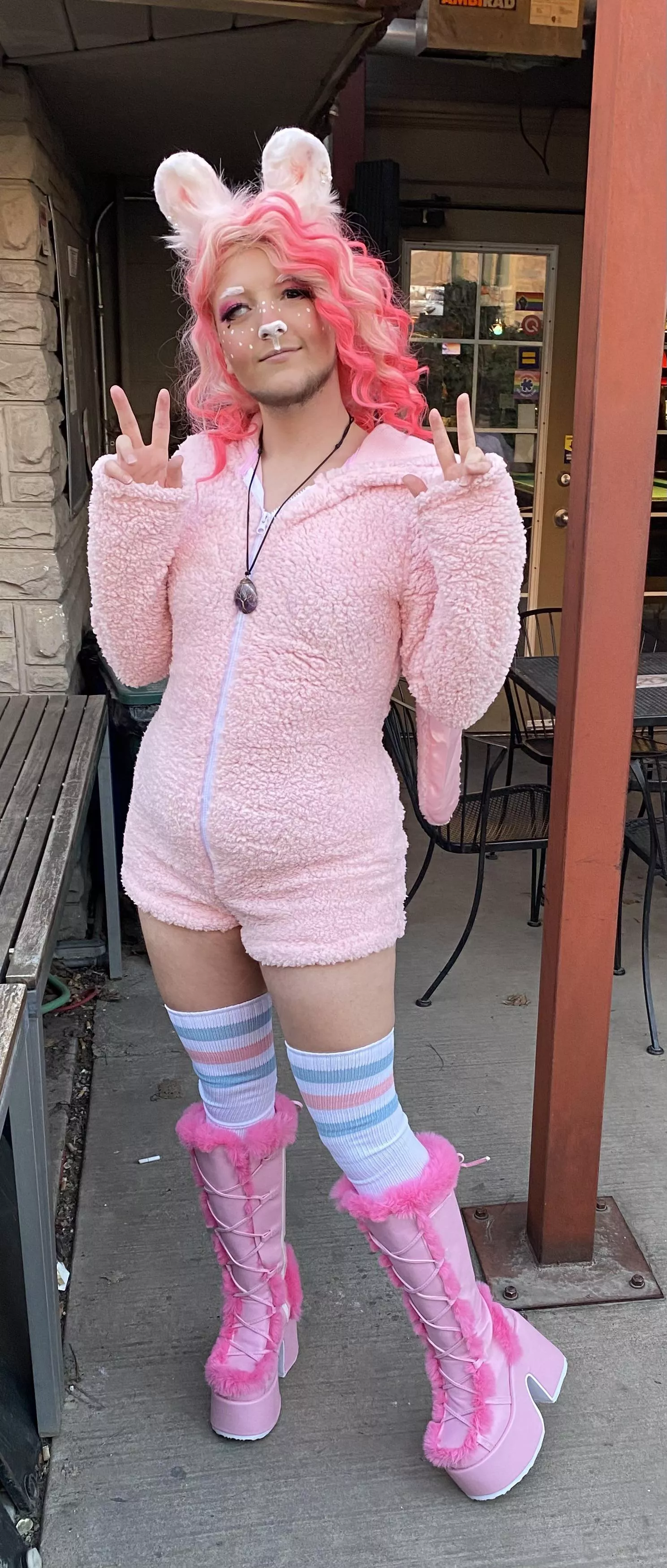 ♡ Just a pink little bunny boy ♡ posted by HoemanRoman