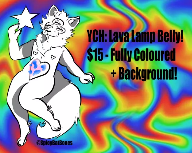 just a trippy lil YCH I'm doing!! :3 DM or comment if interested!! (art by me/@SpicyBatBones on twitter) by GoatZals