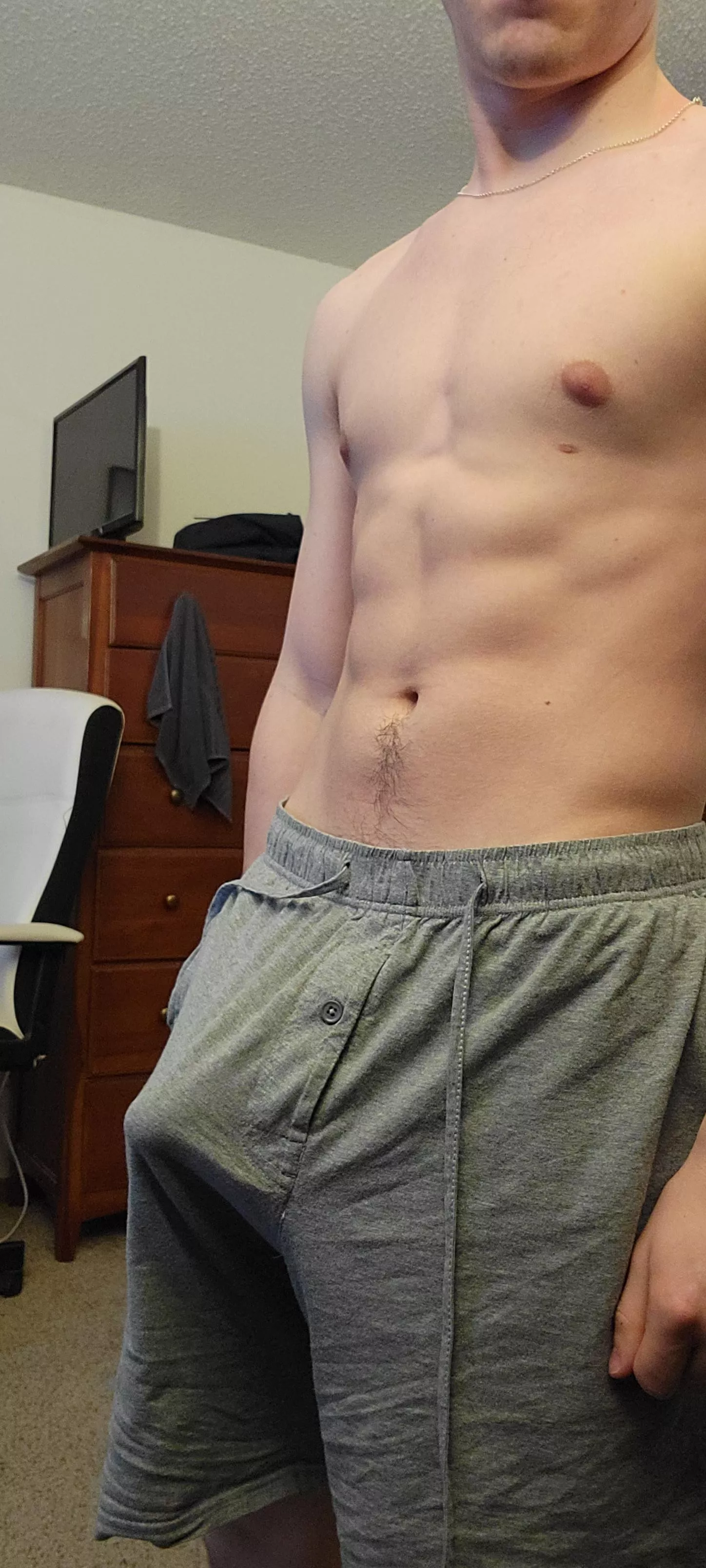 just another quick dose of morning wood 😉 posted by Mysterious_Ad6305