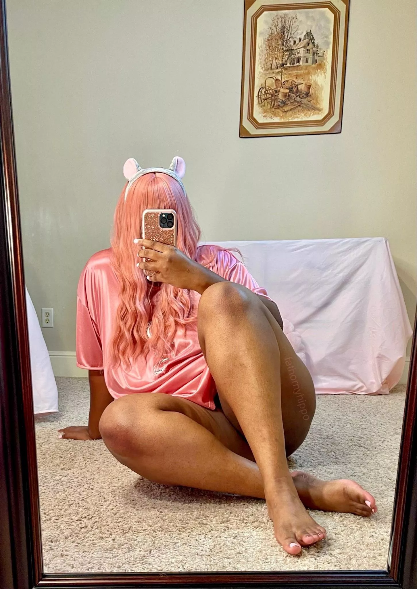 Just chillin! 🥰 posted by fathornyhippo