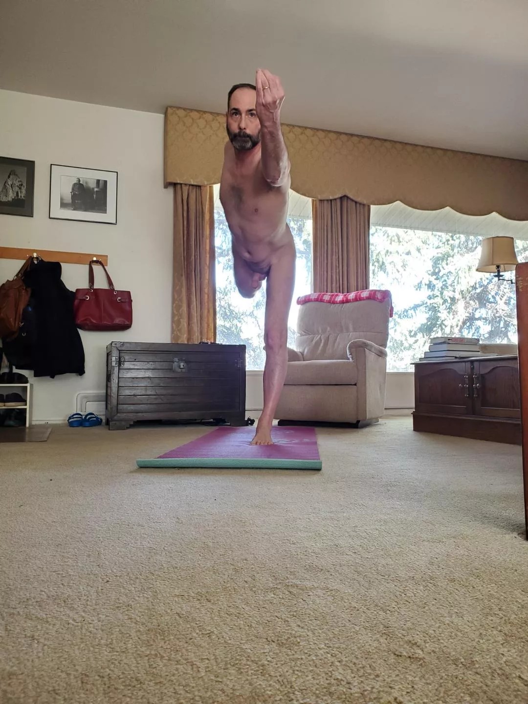 just dancing into the week! 😘💖🕉🧘‍♂️ posted by nacktyoginerd