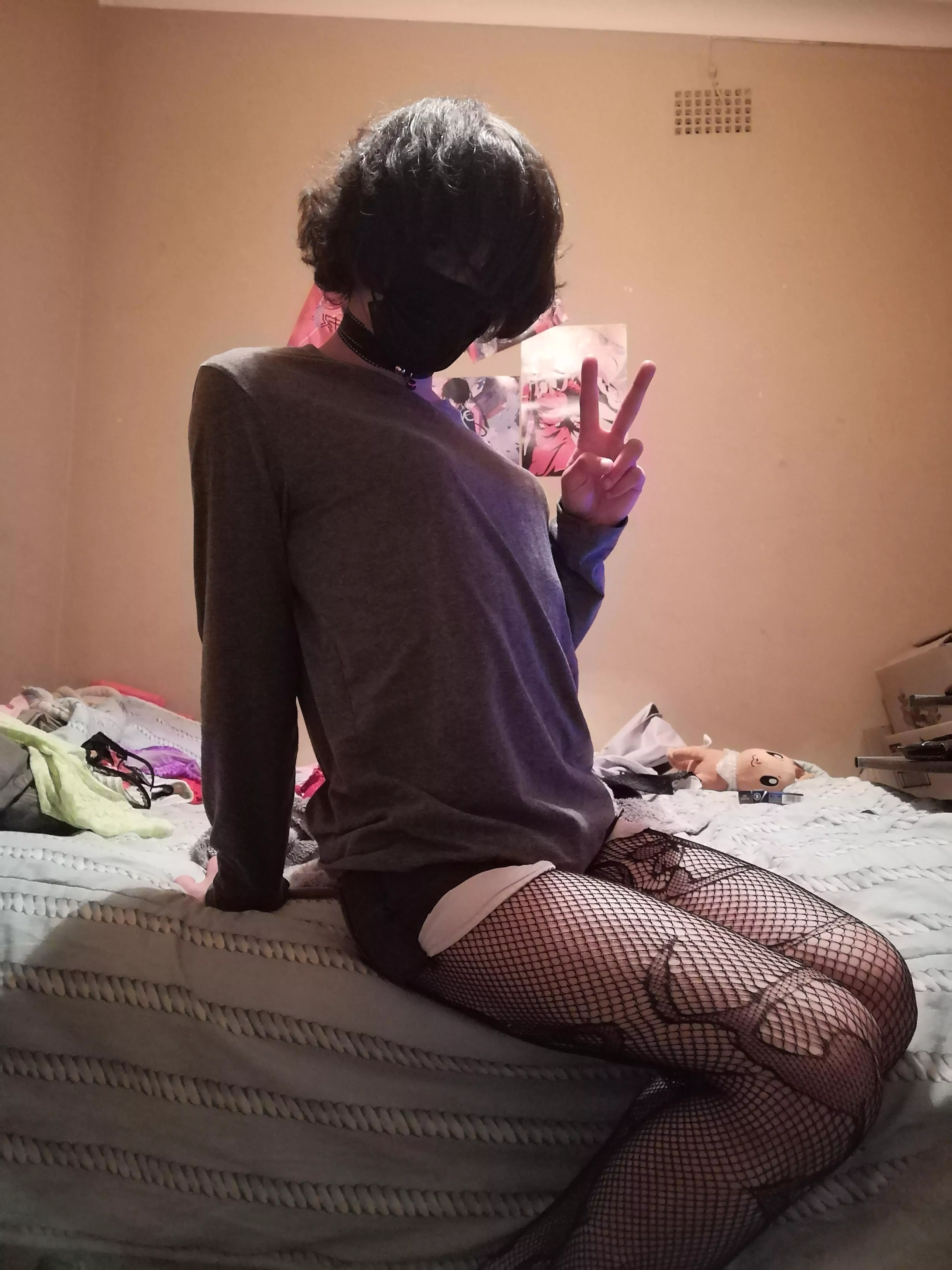 just felt cute 😋 posted by Femboy_mimikyu
