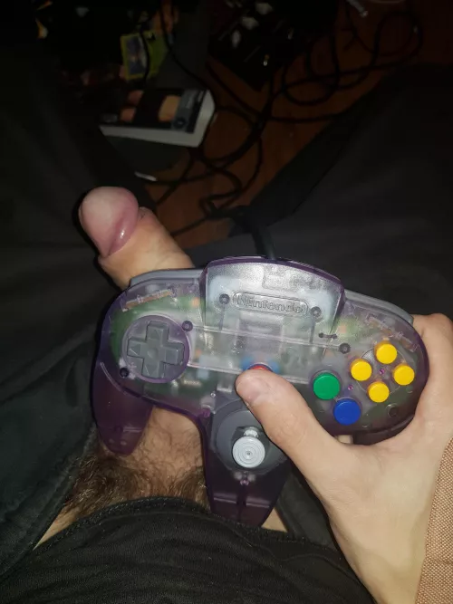 Just finished my Nintendo console collection with a new N64. Any femboys want to help me celebrate this occassion? 😏 by Construction_Level