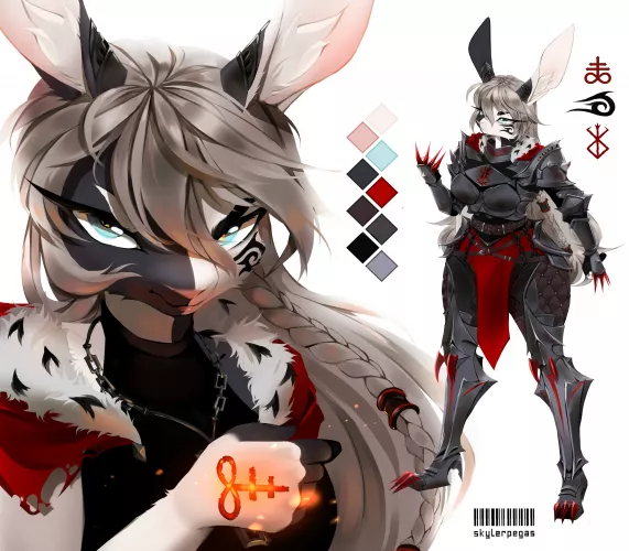 Just finished this design !! I loved the result uwu ( art by me @SkylerPegas ) by SkylerPegas