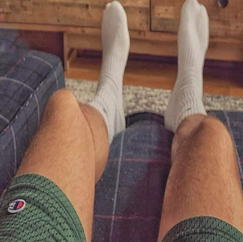 Just finished working out, sweaty socks bro posted by Bro-master22