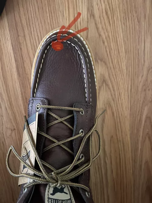 Just go this new Irish settler boots first one buying boots im 9.5 in all my shoes but feels little weird this is where toe ends 👇 what y’all think by Fine_Independence447