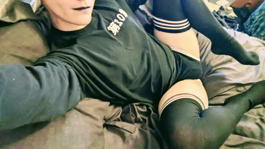 Just Got Home From Work 😊🖤 by ZeroCockDown