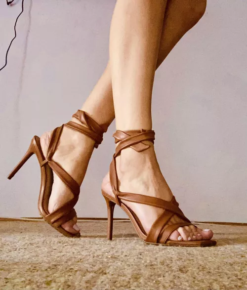 Just got home from work and get undressed but should I take my sandals off too? by monalisasmiley