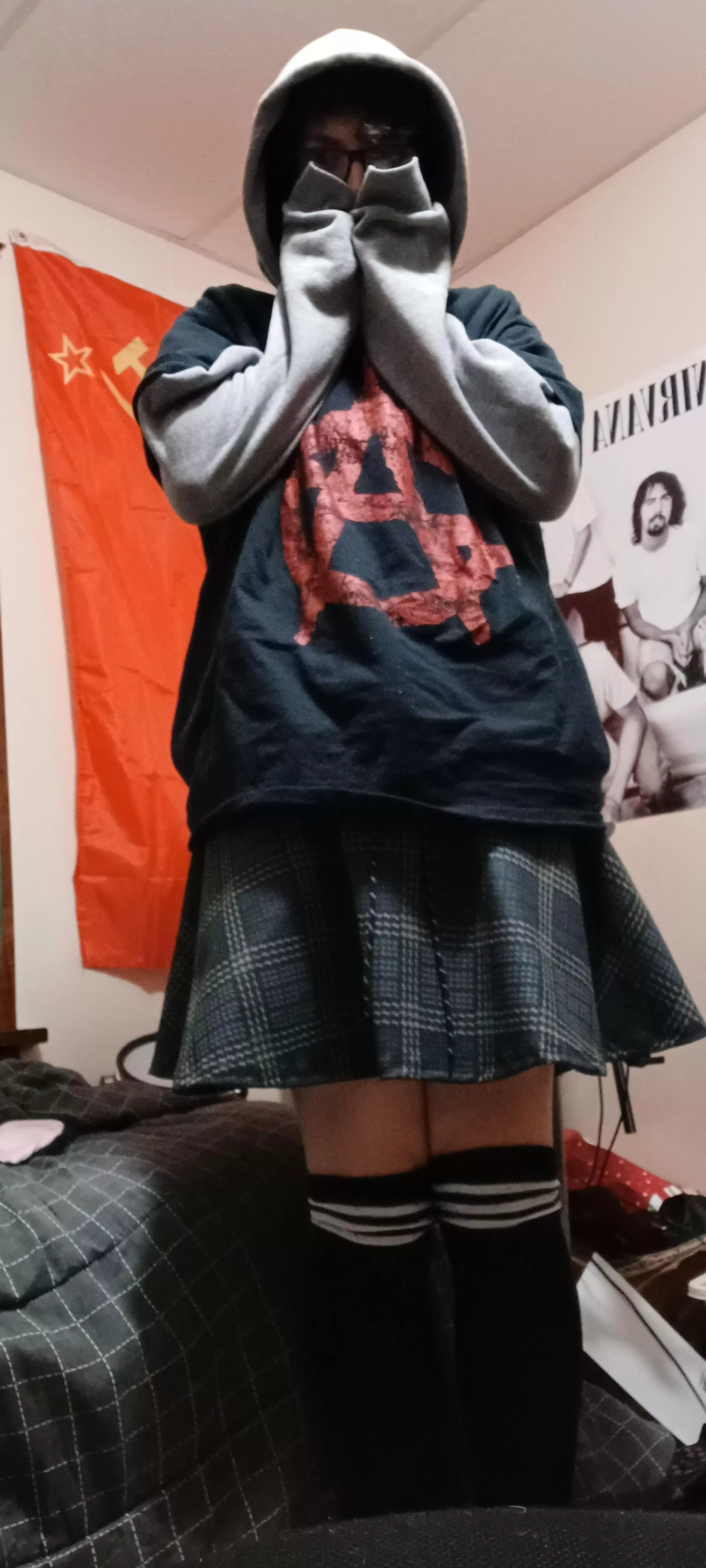 Just got my first skirt and thigh highs, i already love them so much posted by mcrlover_27453