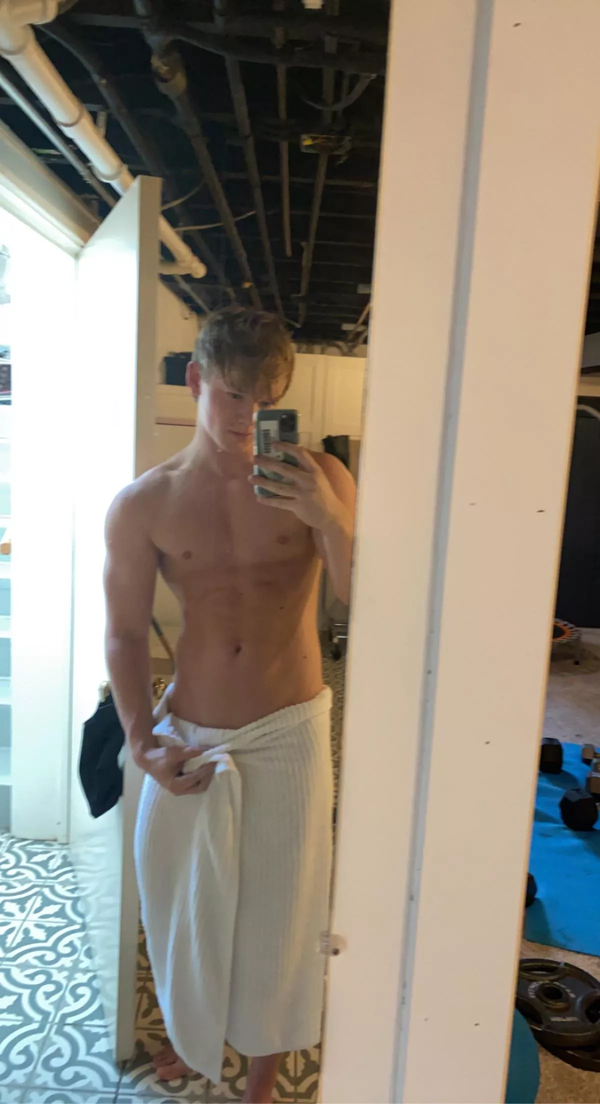 Just got out of the sauna posted by WallMountain7079