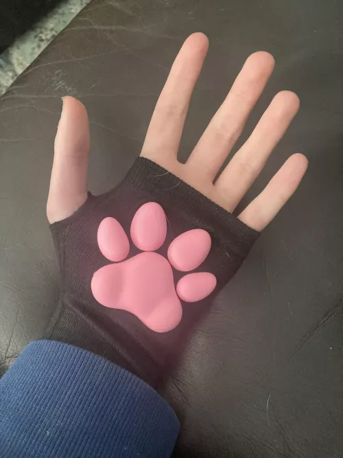 just got these cool paw gloves and im loving them by platypus_pasta