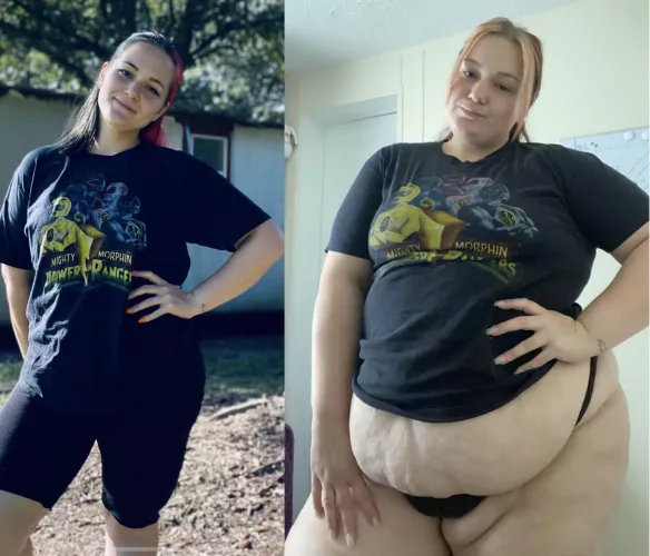 just had to try on this shirt again. the shorts didn’t have a prayer 😅 by NannyNarwhal