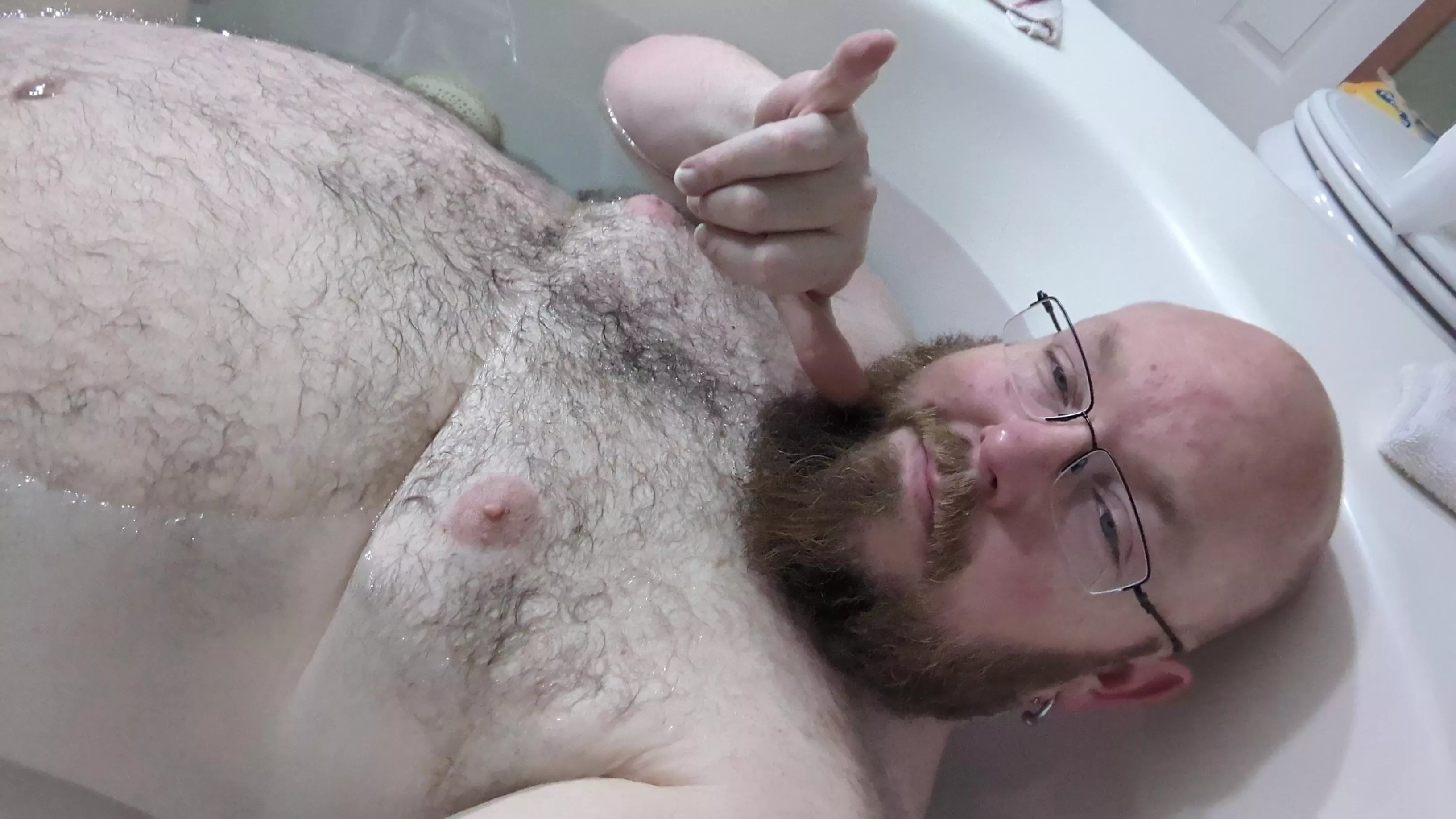 Just hanging out in the tub, any lake care to come soak with me? posted by grey-eyed-owl