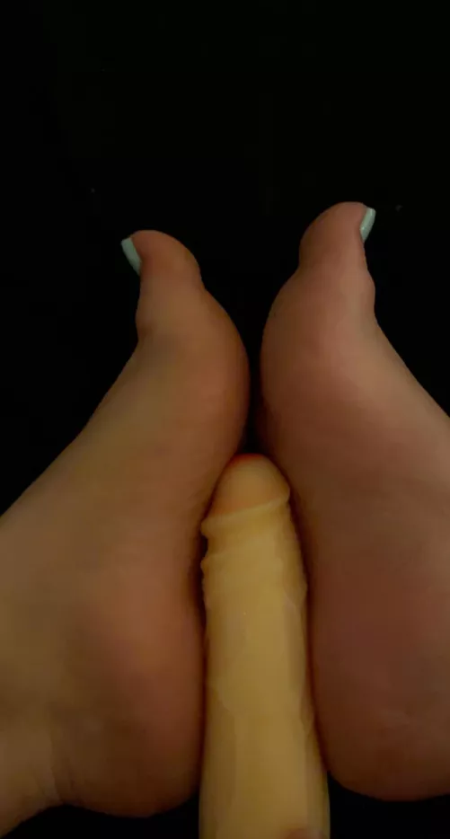 Just imagine my tiny feet wrapped around your huge cock by contentbyana
