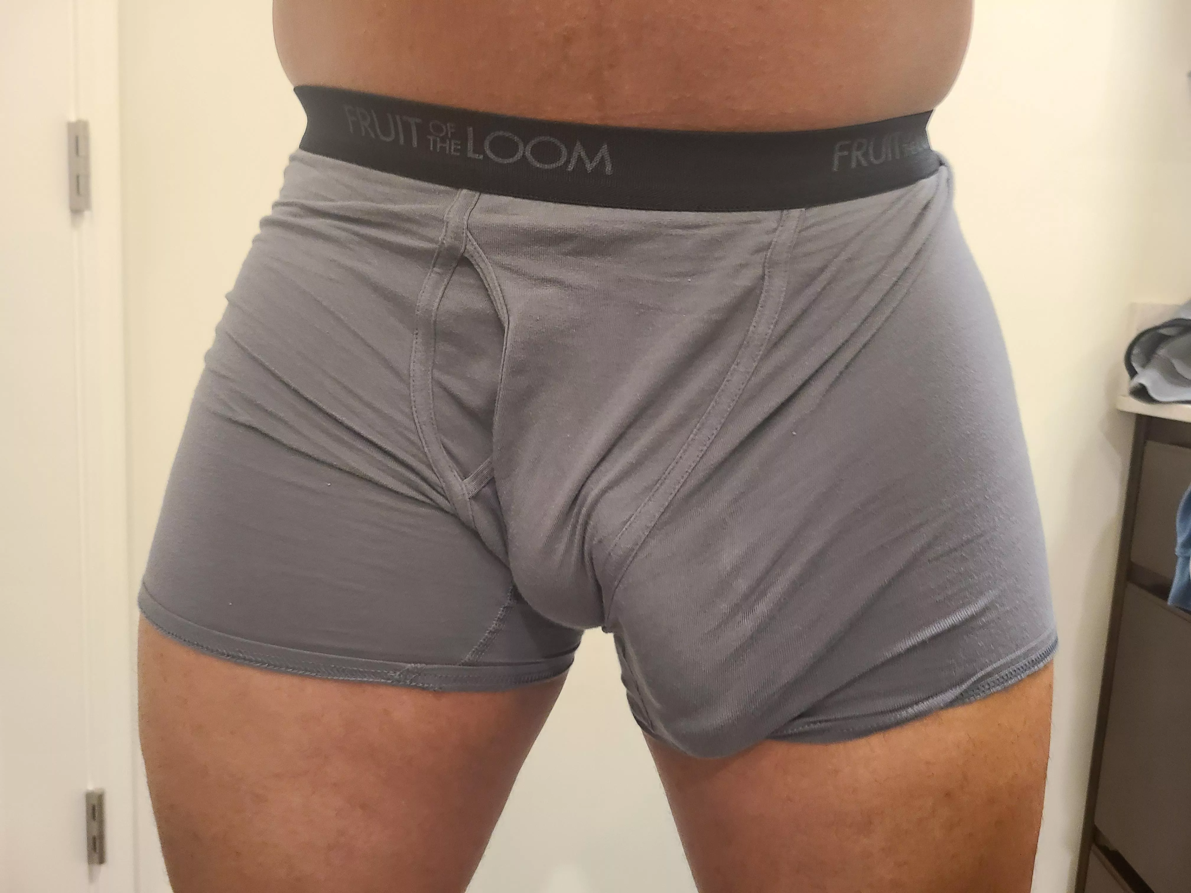 just me bulging in a pair of boxer briefs. posted by justherefor_fun187
