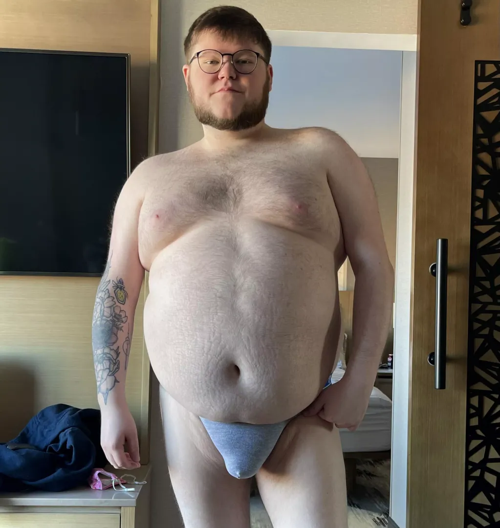 Just me in my grey thong posted by ColorfulCub