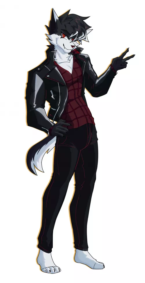 Just my fursona whomstve i love by RomeKaijuBlue