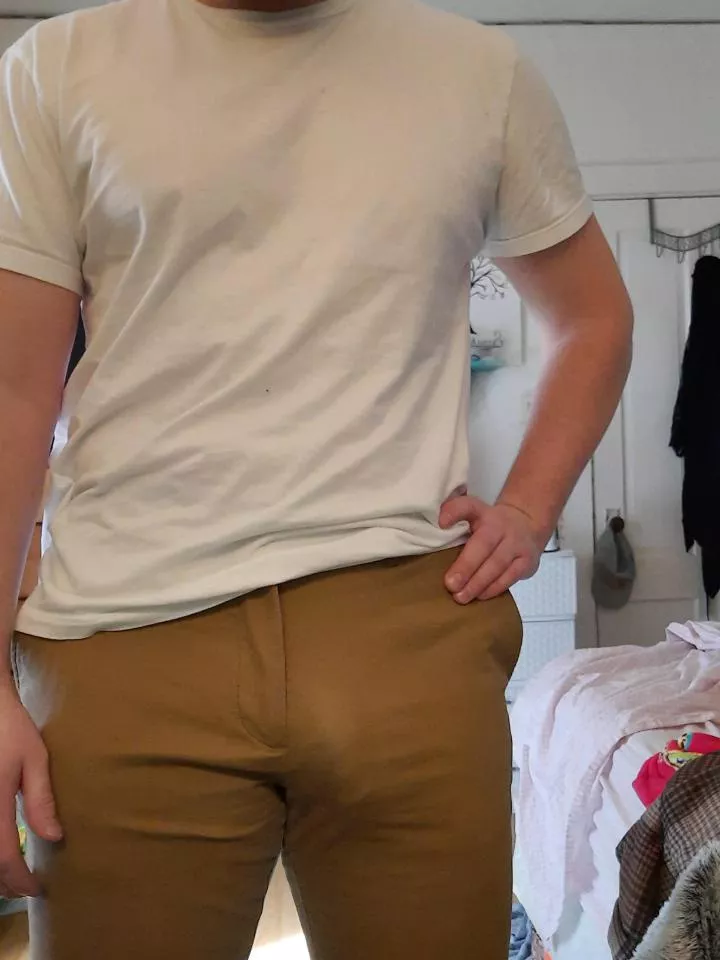 Just some normal Monday attire- also, I don't wear underwear with these pants. posted by daring_clementines