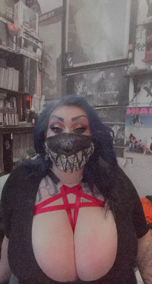 Just some satanic tits by MsBlasphemy