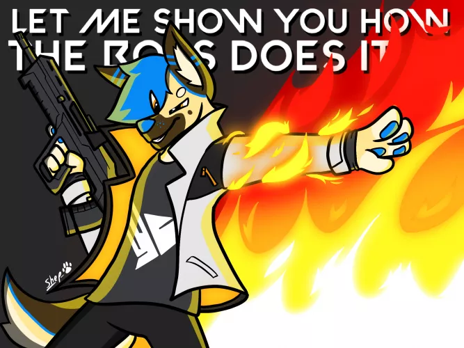 Just take a seat, I got this. by ShepGoesBlep