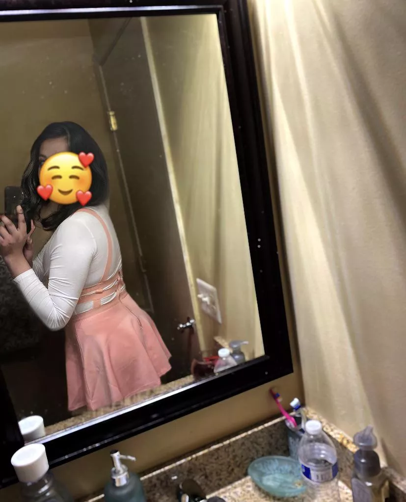 Just testing out the waters with the new skirt daddy got me🥰🛍 posted by bodhi477