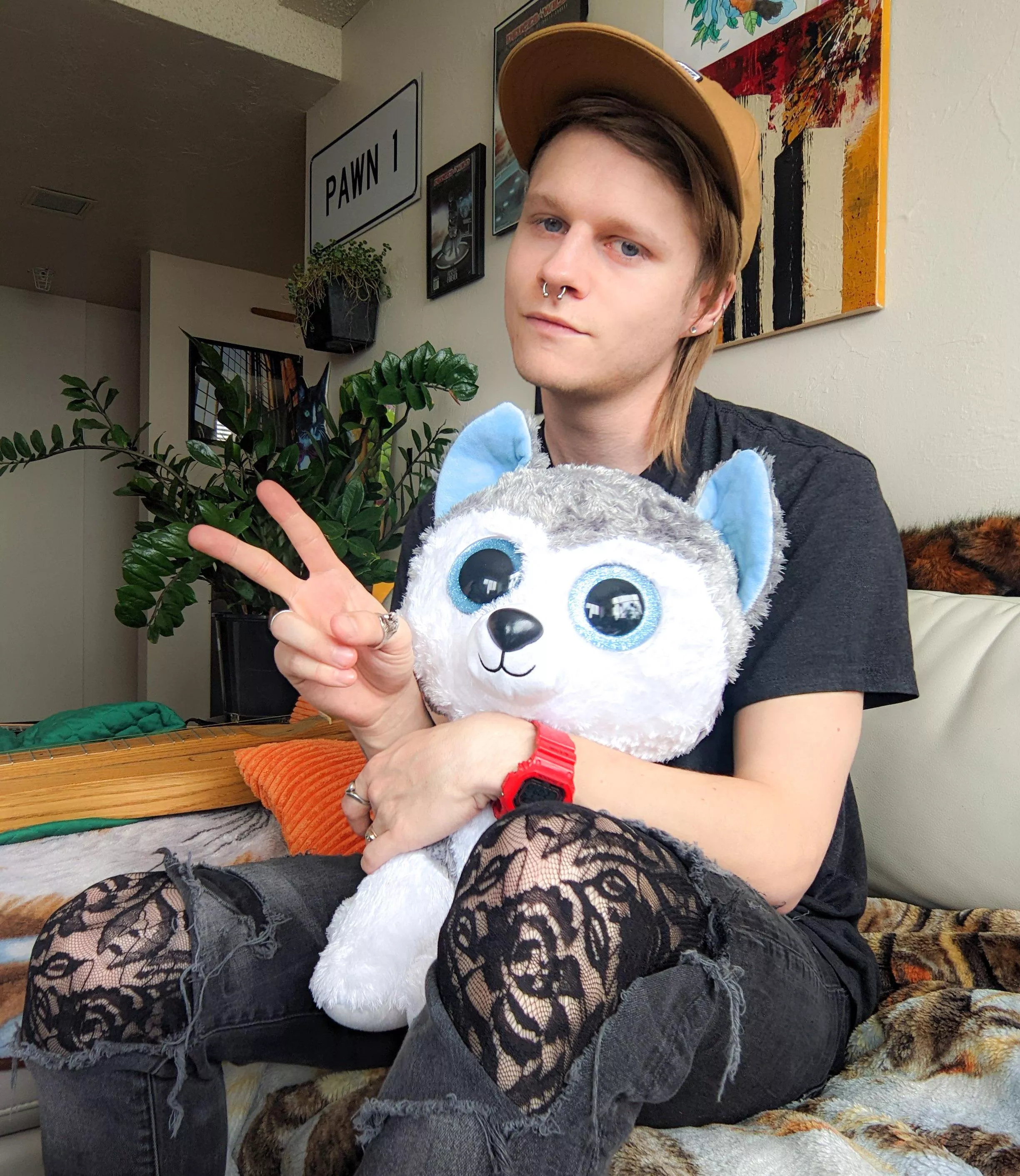 just tryna be myself lately 🥰 posted by YourFoxyFemboy