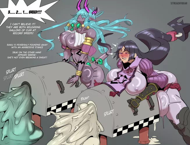 Just two friends having some fun. by Nyarana