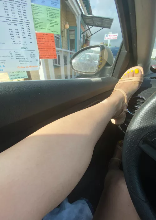 Just waiting in the drive thru coffee line ☕️ by goldengirl_73