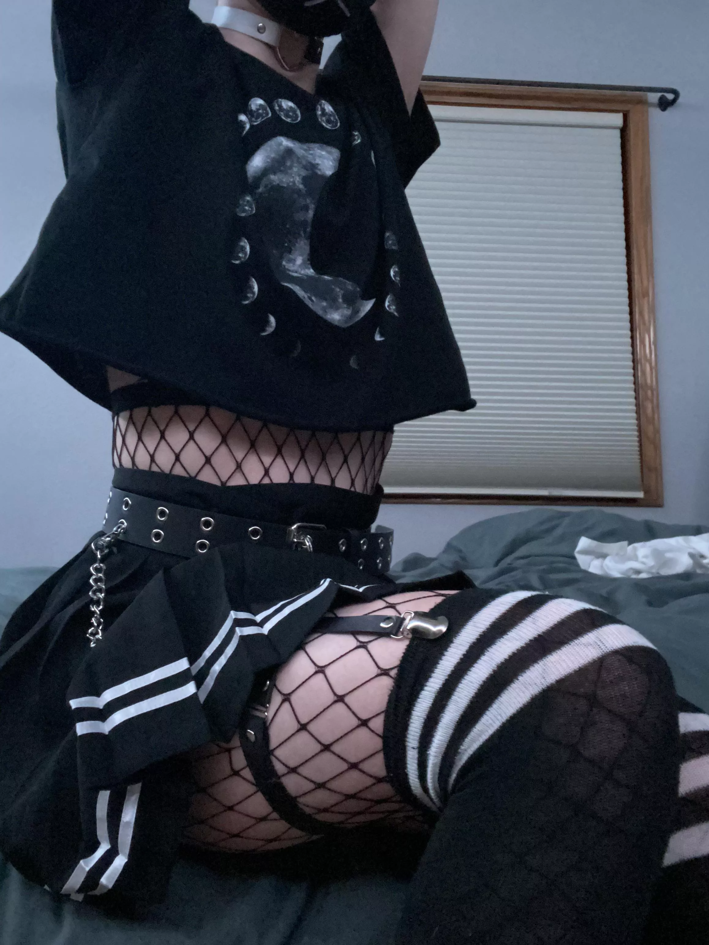 Just your average goth femboy 🖤😳 posted by CookieKing83