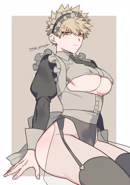Kacchan the Maid [MISA @JJIN_miryeon] by VacherinH