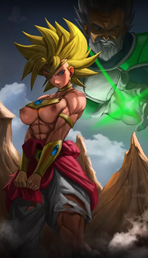 Kale in z broly outfit (Elitenappa) by Kakarot-Milos