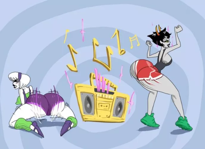 Kanaya and Rose twerking by putricia by Magic_Turtle2