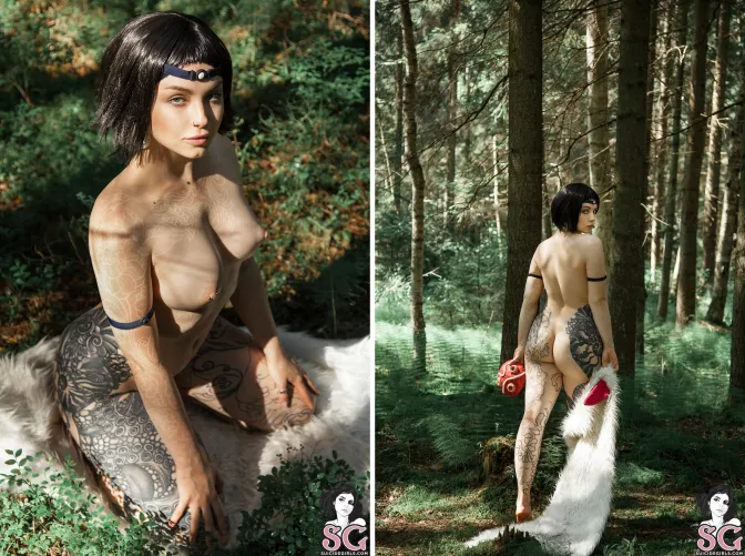 Karanlit as Princess Mononoke 🤍 by SuicideGirls