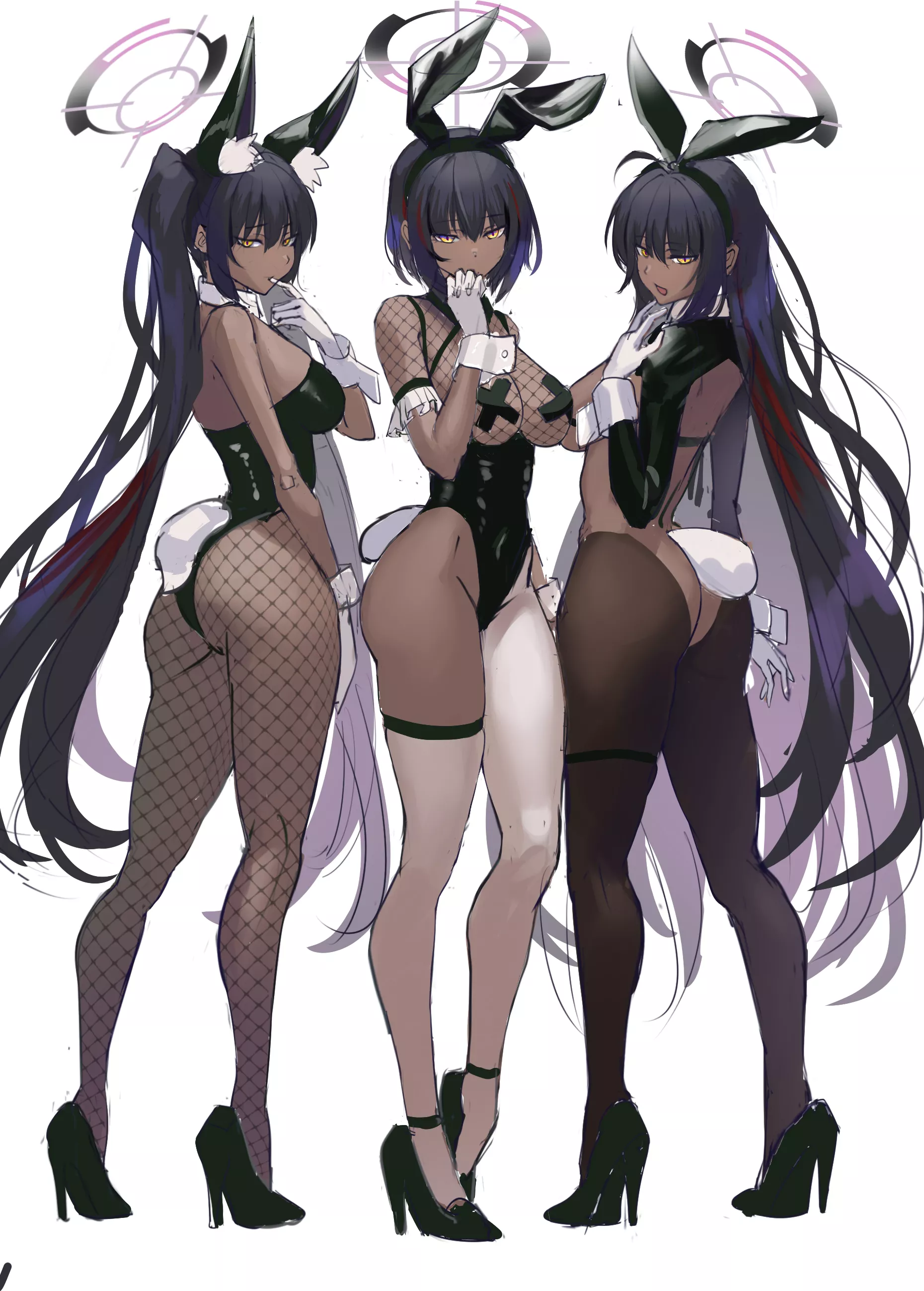 Karin Trying Some Bunnysuit Variations (b-pang) posted by HiroProtagonest