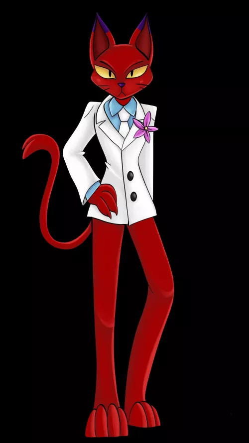 Katz from Courage the cowardly dog! (Art by me) by LarkyB0I