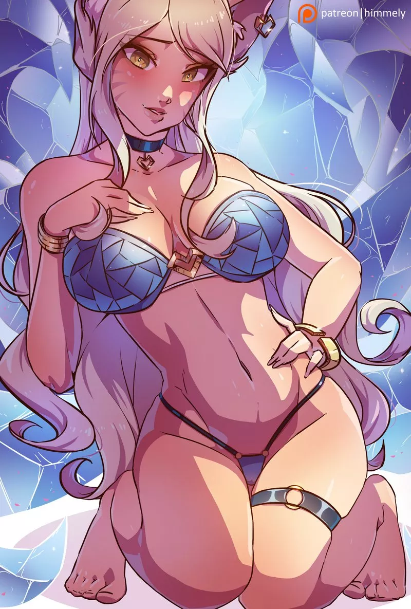 KDA Ahri lingerie (Himmely) posted by prismatika_on_tumblr